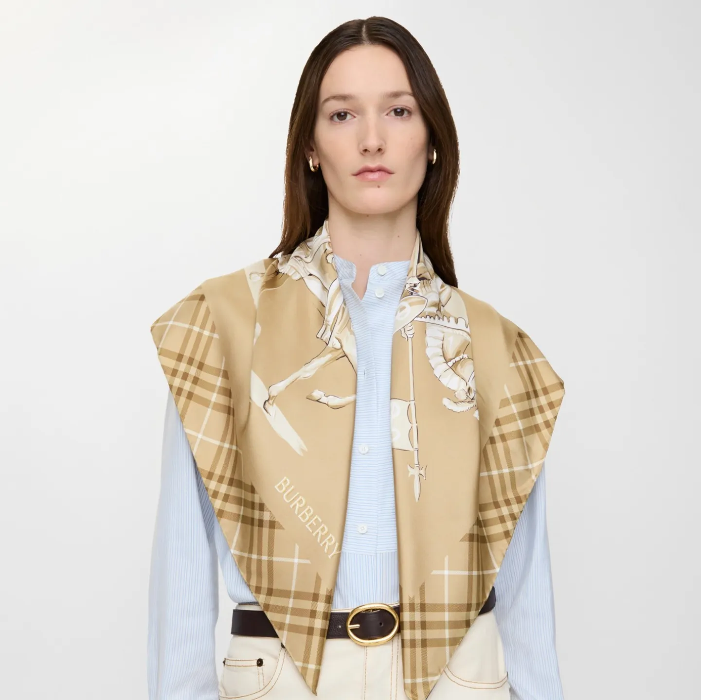 Archive Knight Silk Scarf
