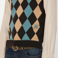 Argyle Wool Sweater Vest