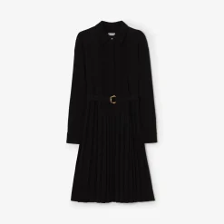Belted Viscose Dress