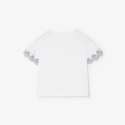 Broderie Anglaise Cotton T-shirt