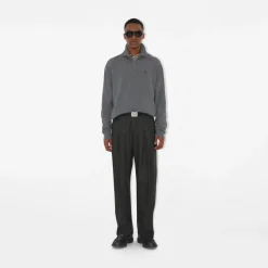 Cashmere Blend Half-zip Sweater