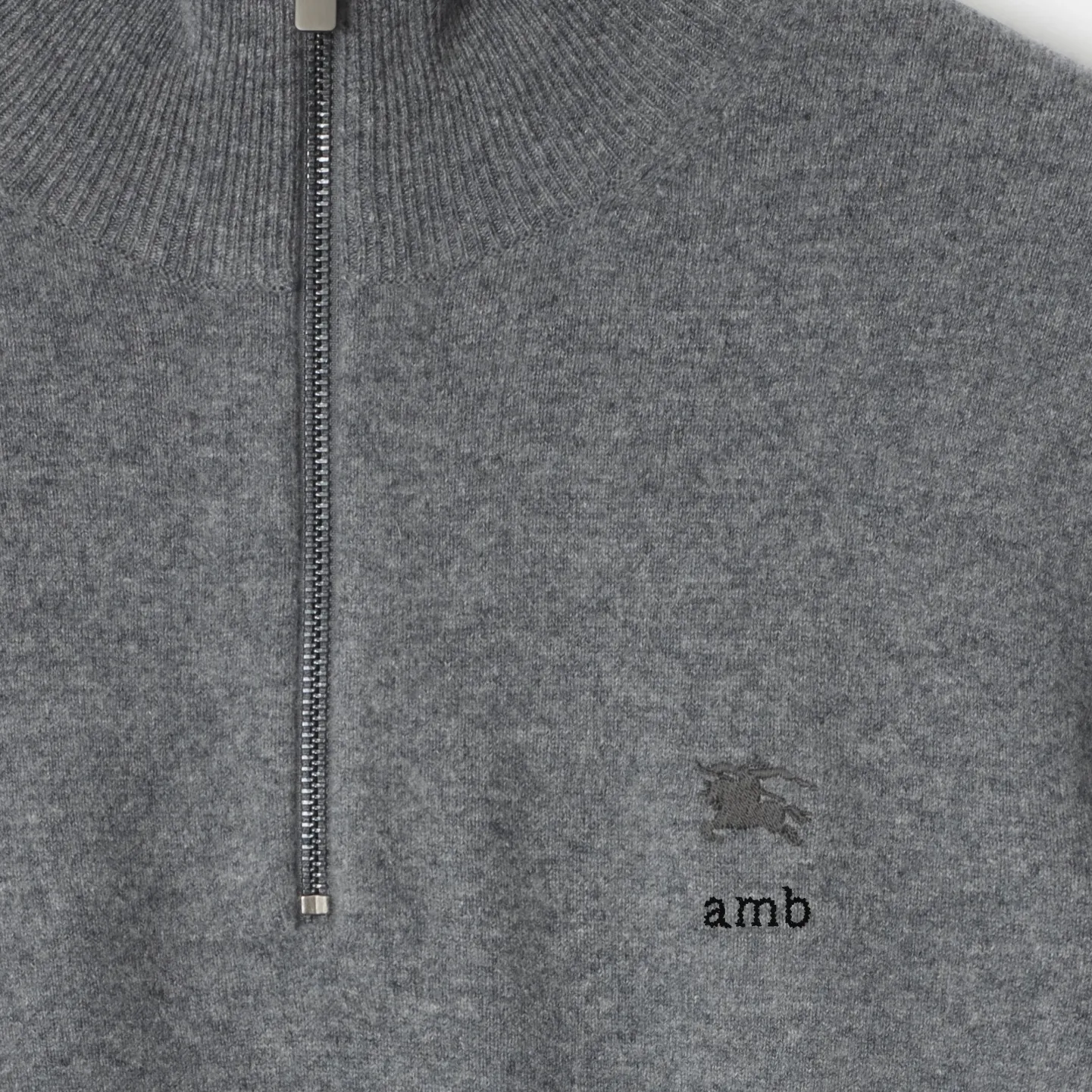 Cashmere Blend Half-zip Sweater