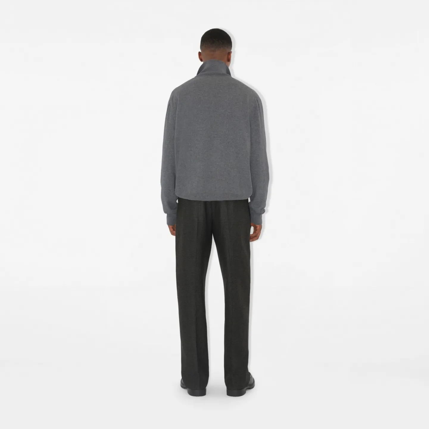Cashmere Blend Half-zip Sweater