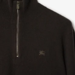 Cashmere Blend Half-zip Sweater