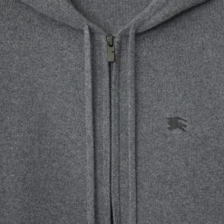 Cashmere Blend Zip Hoodie