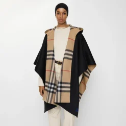 Cashmere Hooded Cape