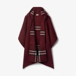 Cashmere Hooded Cape