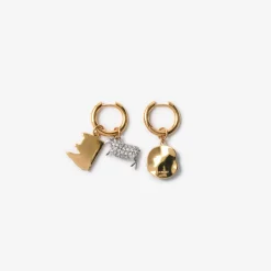 Charm Hoop Earrings​