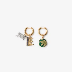 Charm Hoop Earrings​