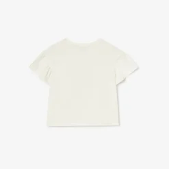 Check Bow Cotton T-shirt