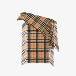 Check Cashmere Happy Scarf