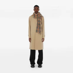 Check Cashmere Happy Scarf