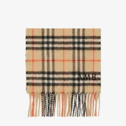 Check Cashmere Scarf
