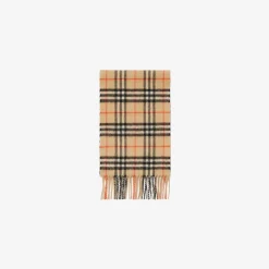 Check Cashmere Scarf