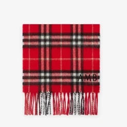Check Cashmere Scarf