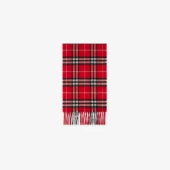 Check Cashmere Scarf