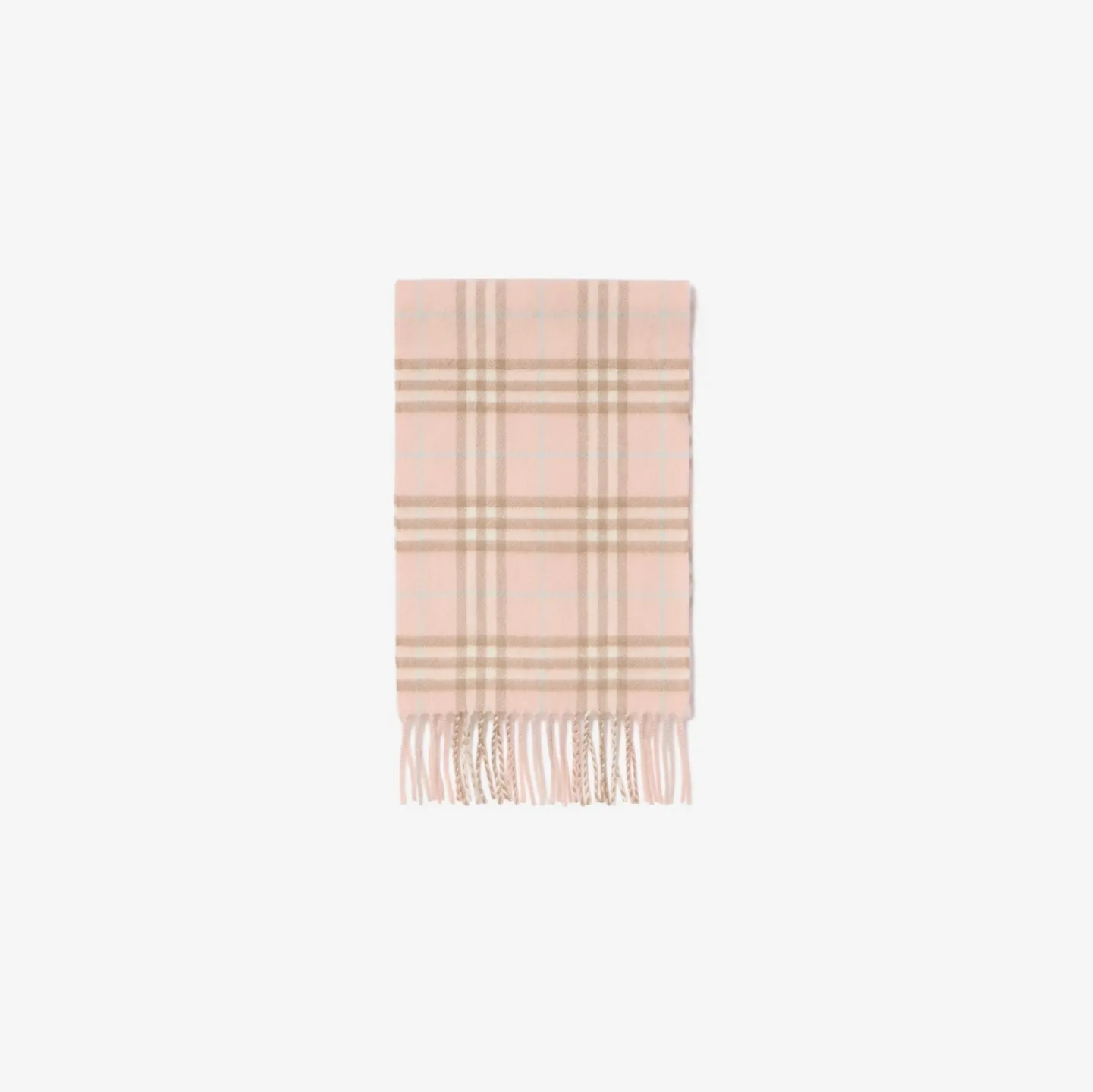 Check Cashmere Scarf