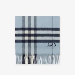Check Cashmere Scarf