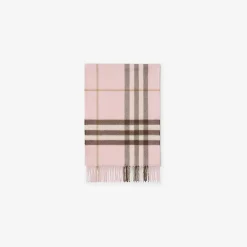 Check Cashmere Scarf