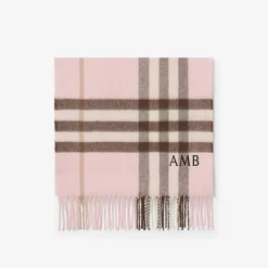 Check Cashmere Scarf