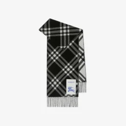 Check Cashmere Scarf