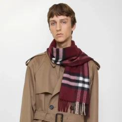 Check Cashmere Scarf