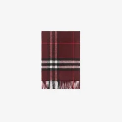 Check Cashmere Scarf
