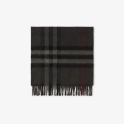 Check Cashmere Scarf