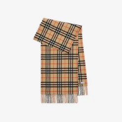 Check Cashmere Scarf