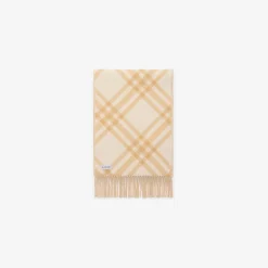 Check Cashmere Scarf