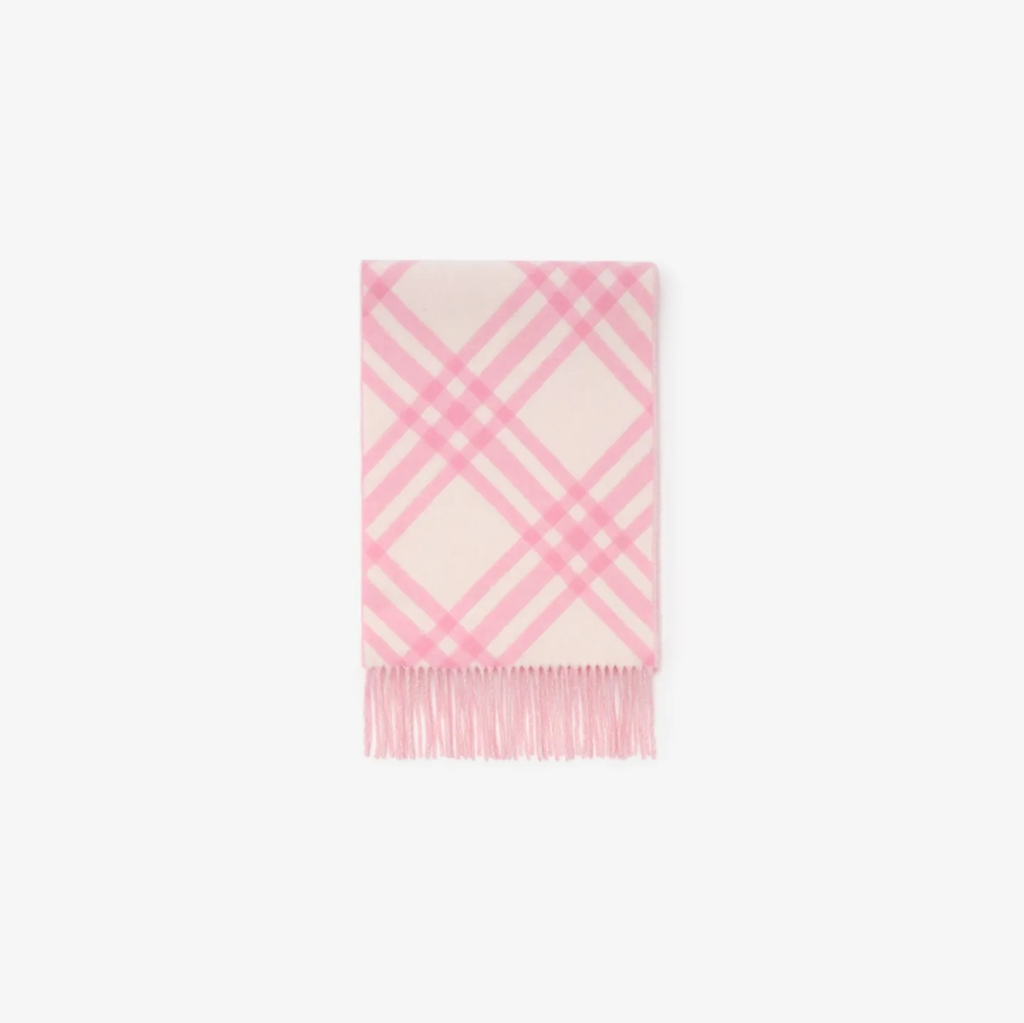 Check Cashmere Scarf