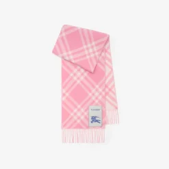 Check Cashmere Scarf