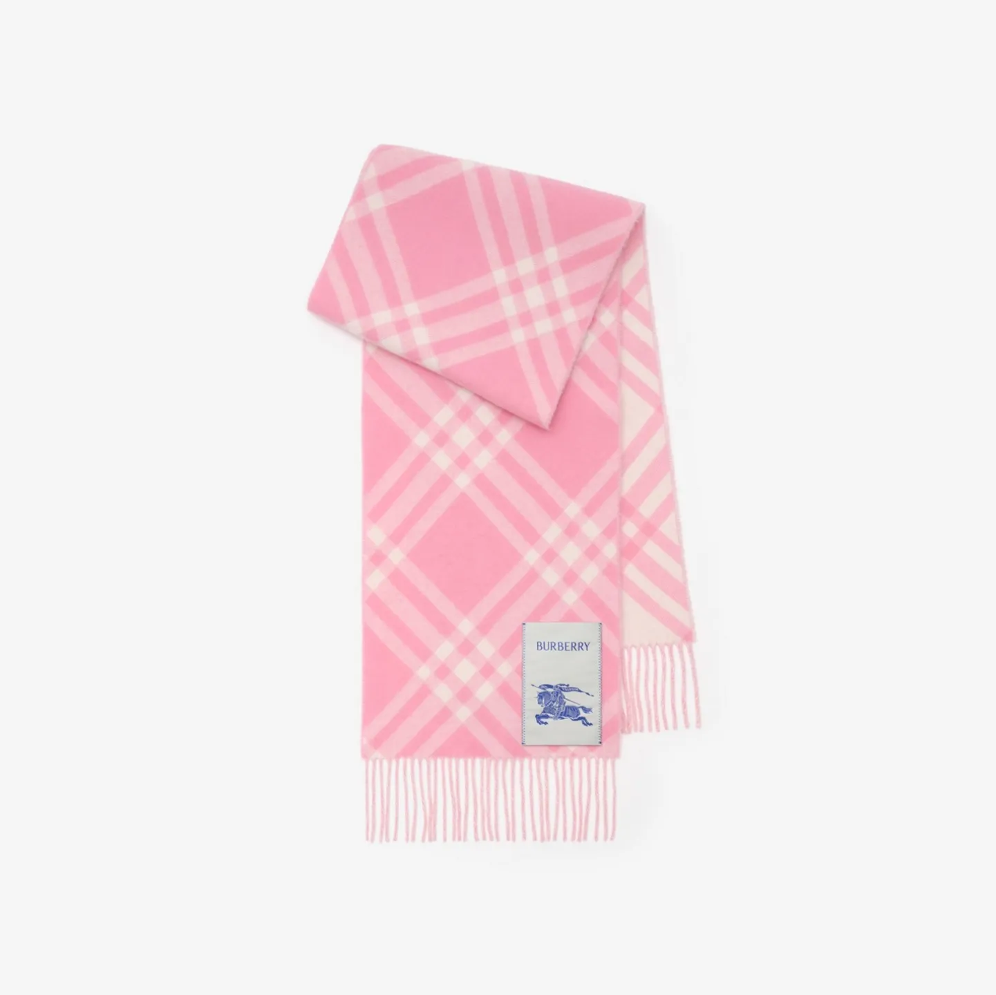 Check Cashmere Scarf