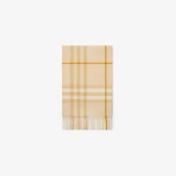 Check Cashmere Scarf