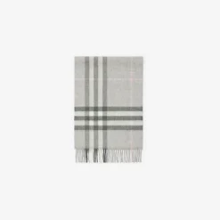 Check Cashmere Scarf
