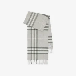 Check Cashmere Scarf