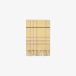 Check Cashmere Scarf