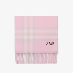 Check Cashmere Scarf