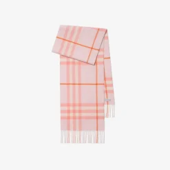 Check Cashmere Scarf
