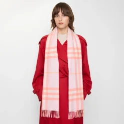 Check Cashmere Scarf