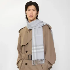 Check Cashmere Scarf