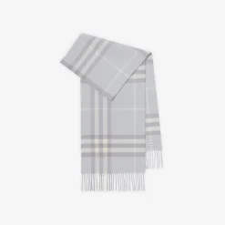 Check Cashmere Scarf