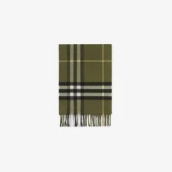 Check Cashmere Scarf