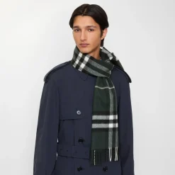 Check Cashmere Scarf