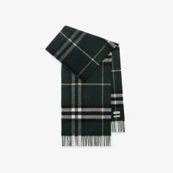 Check Cashmere Scarf