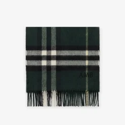 Check Cashmere Scarf