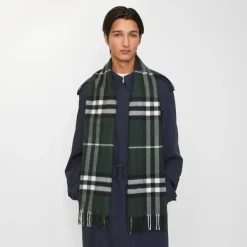Check Cashmere Scarf