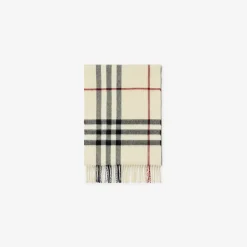 Check Cashmere Scarf