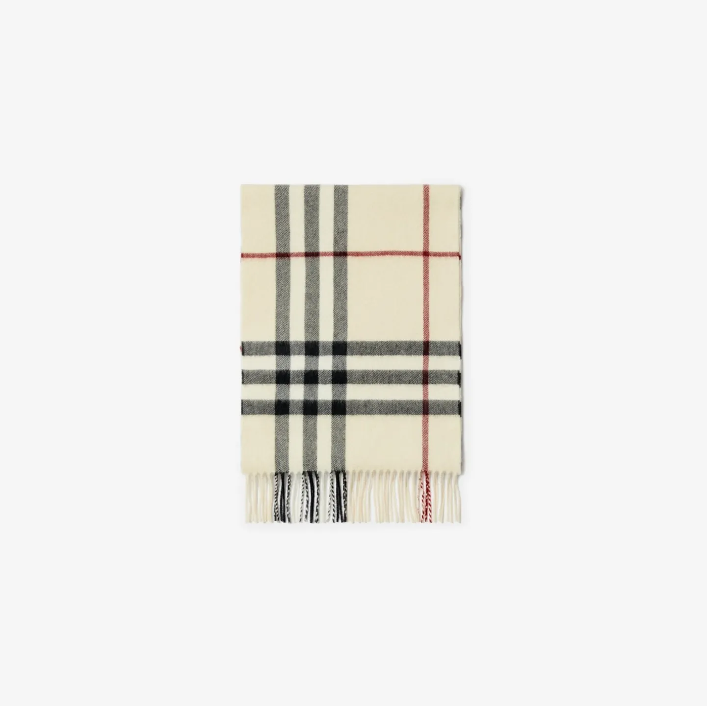 Check Cashmere Scarf