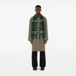 Check Cashmere Scarf